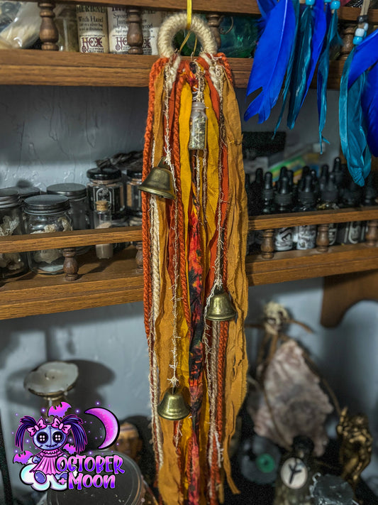 Amber Harvest Witch Bell